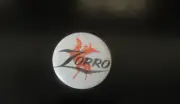 Vintage Zorro Pinback Button UK 2 inches
