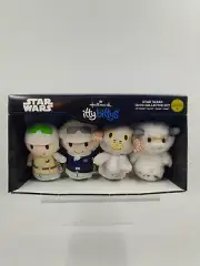 Hallmark Star Wars Itty Bittys Hoth Collector Set Luke/Han/Tauntaun/Wampa New