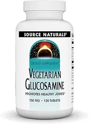 Source Naturals - Vegetarian Glucosamine 750 mg. - 120 Tablets