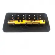 Tailpiece Wilkinson Black Short for TELECASTER, 3 Saddles Sandals IN Brass