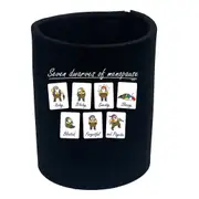 Fishing Seven Dwarves Of Menopause - Funny Novelty Stubby Holder