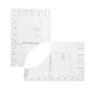 Tshirt Ruler Guide For Vinyl Alignment-T-Shirt Ruler Guide For Heat Press-T Shirt Rulers To Center Designs-Tee Shirt Ruler