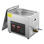 Ultrasonic Jewelry Cleaner with Heater and Timer 10L for Glasses Watches and