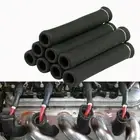8 pcs/set Black Heat Shield Protector Sleeve Spark Plug Wire Boots 2500° SBC BBC