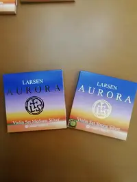 在飛比找Yahoo!奇摩拍賣優惠-{鈺聲國際弦樂器} larsen 小提琴弦 AURORA 曙