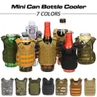 New Beer Soda Water Can Bottle Cooler Carrier Insulator Tactical Molle Vests