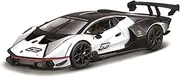 [Bburago] Lamborghini Essenza SCV12 Model Car 1:24 Scale Moving Doors White/Black (18-28023)