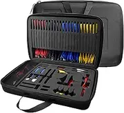 HOLDPEAK HP-9109 Professional Car Engine Repair Tools 92 Pcs Test Accessories Kit Digital Multimeter Test Leads Set with Alligator Clips Probes