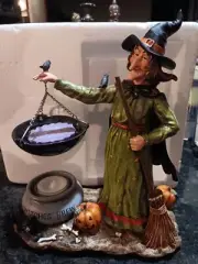 Rare Yankee Candle Halloween Witches Brew Votive Burn Tart Warmer witch cauldron