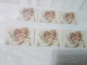 6 Old Print Factory "I Wish I Could Hug Away Your Tears" Note Cards