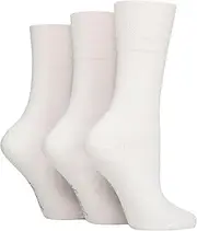[SockShop] | 3-Pack Ladies' Cushioned Crew Sport Socks | Soft, Anti-Constriction/Non-Binding Fit | 3 pair | Women's Size 4-8 UK, 5-9 US, 37-42 EU