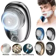 Cordless Electric Shaver 6 Blade Mini Shaver Electric Razor Travel Portable USB