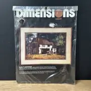 Dimensions Crewel Sunlit Barnyard 18 x 12 Crewel Embroidery Kit Wool