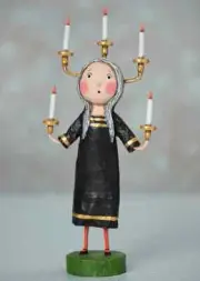 Lori Mitchell Halloween Candle Maker Figurine-8''H-New 2025!