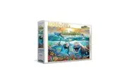1000pc Harlington Jigsaw Puzzle Laughing Dolphins Kids Marine Life Puzzle 8y+
