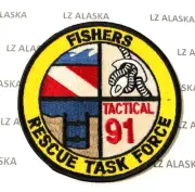 FISHERS, INDIANA RESCUE TASK FORCE TACTICAL 91 PATCH (FD3)