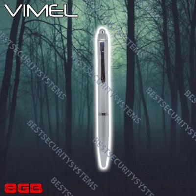 Listening Device 8GB Pen Voice Activated Recorder Audio Monitoring Spy Hidden
