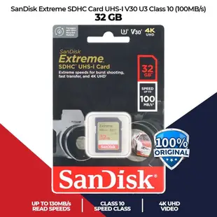 SANDISK 閃迪至尊 SDHC 卡 UHS-I V30 U3 Class 10 SDSDXVT