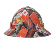 Cool Hard Hats Unisex TONGA COAT OF ARMS Pro Choice Wide Brim Safety Hard Hat