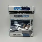 Sharper Image Calming Comfort Cooling Gel Knee Pillow Charcoal Infused NEW