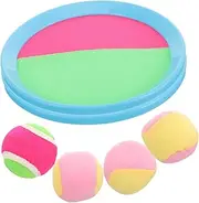 SUPVOX Sticky Sucker Outdoor Suction Ball Throw Ball Toss Catch Ball Rosy