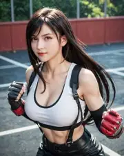 Tifa Final Fantasy 7 Pin-Up Fan Art Print Poster Size A3 JAPAN 297×420mm 150