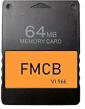 FMCB Free McBoot Card v1.966 External Program Card for PS2 64 MB Memory Card for PlayStation 2