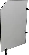 Floor-Standing Divider, Privacy Screen for Public Toilets, Urinal Stopper for Adults, PVC Bracket, 90° Fixed Corner Code, Free to Open and Close, Suitable for Schools (100 cm / 39.4 inches)
