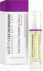 WILMA SCHUMANN Eye Contour Revitalizing Serum A Natural And Anti-Aging Treatment Designed To Moisturize & Reduce The Appearance Of Wrinkles, Fine Lines And Swollen And Tired-Looking Eyes (1Oz/30Ml)