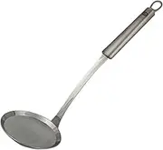 Dr. Oetker Foam and Strainer Spoon 33.5 cm Strainer Spoon for Cooking and Frying Removes Cores and Foam Residue from Boiling Jam Extra Fine Strainer (Colour: Silver) Quantity: 1 Piece, Grey, 25.5 x 10