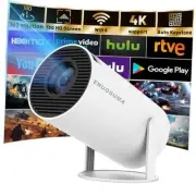 Mini Projector with Android System, HY300PRO 4K 1080P Support Portable