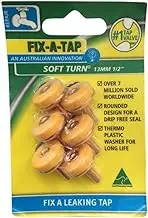 Fix-A-Tap 13mm / 1/2" Soft Turn(R) Tap Valve - 6 Pack Made in Australia