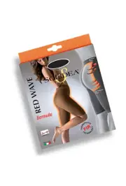 Solidea Red Wave Noisette 1S anti-cellulite compression shaping Bermuda shorts