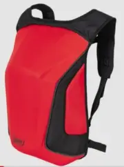 Motorcycle HARDSHELL BACKPACK Red 18 Liter Water Repellent / 7 Day Delivery