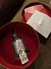 Waterford crystal 12 days of Christmas bell ornament Turtle Doves 2nd NIB