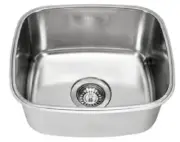 Raymor ESSENTIAL SINGLE UNDERMOUNT SINK 360x415x193mm 21L Stainless Steel