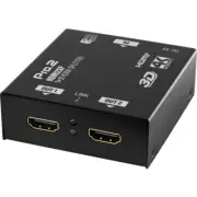 PRO2 HDMI2SP 2 Way HDMI Splitter 1 In 2 Out 3D 4K2k Compatible Hdcp V1.4