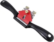 Woodworking Cutting Plane Spokeshave Hand Tool With Screw Adjustment 9 Inch Ideal for Woodworkers, Iron & Steel Construction Comfortable Handle