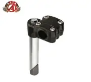 VINTAGE 4" LONG ALLOY BMX BICYCLE STEM (QUILL DIAMETER 22.2MM) IN BLACK.