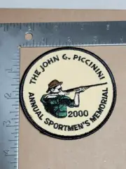 S Patch John C. Puccini annual sportsmen's memorial 2000 for jacket or hat