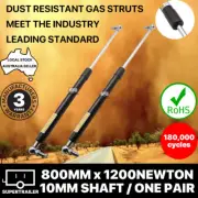 2x gas struts 830mm 1200N CAMPER TRAILER CARAVAN CANOPY Toolbox STRUT 10mm shaft