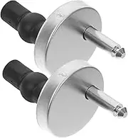 Gatuida 2pcs Toilet Seat Replacement Hinge Bolts Kit with Expanding Rubber Nuts Quick Release Design for Easy Installation and Cleaning Fit for Various Toilet Models