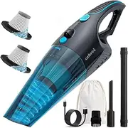 ambrint Handheld Vacuum Cleaner - High Suction Power 13000PA Cordless car Vacuum Cleaner Suitable for Cleaning Cars, Homes, Pets and Small Spaces