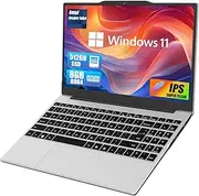 Molegar Portable Laptop, Student and Business, 14 Inch FHD IPS Display, Celeron Quad-Core N5095, Numerical Keyboard, 2.4/5G WiFi, 38WH Battery, Webcam, Mini HDMI, USB, Type-C (8GB DDR4 RAM 512GB PCIe