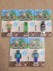 Verbatim Minecraft USB 2.0 Drive 32GB Limited Edition Characters (5 Pack).