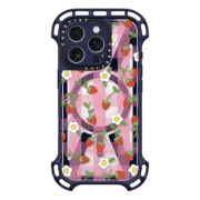 iPhone 16 Pro Ultra Bounce Case MagSafe Compatible Strawberry Plaid
