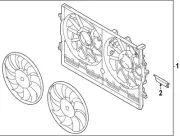 Genuine Nissan Fan Assembly Cover 21491-6RC0A (for: Nissan)