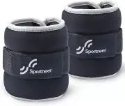 Sportneer Ankle Weights: Sportneer 0.5 X 2/1 X 2 Kg Weights Ankle Wrist Arm L...