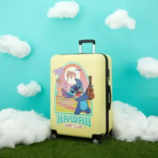 【Disney 迪士尼】28吋行李箱-史迪奇(2色可選 旅行箱 海關鎖 雙排飛機輪)