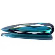 TOURMALINE 3.40ct FLAWLESS SPARKLING NATURAL PEACOCK BLUE INDICOLITE TOURMALINE!